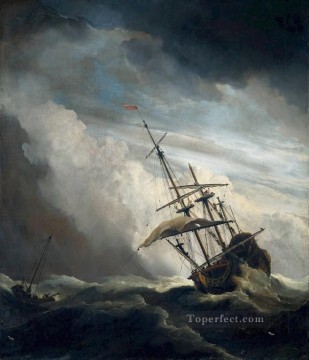 willem coenraetsz coymans Painting - Ship marine Willem van de Velde the Younger